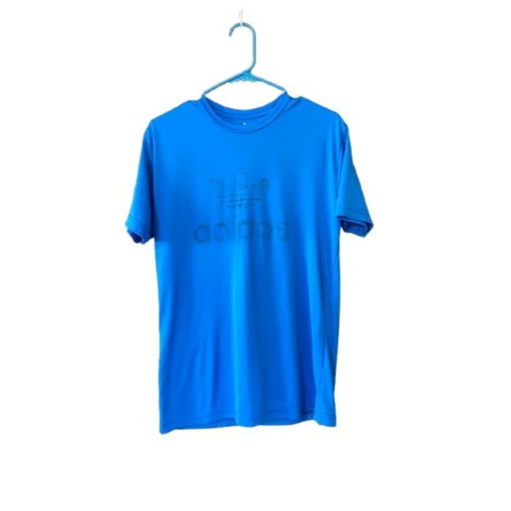 Adidas T Shirt Size Medium Youth Boys Distressed Graphic Short Sleeve Activewear